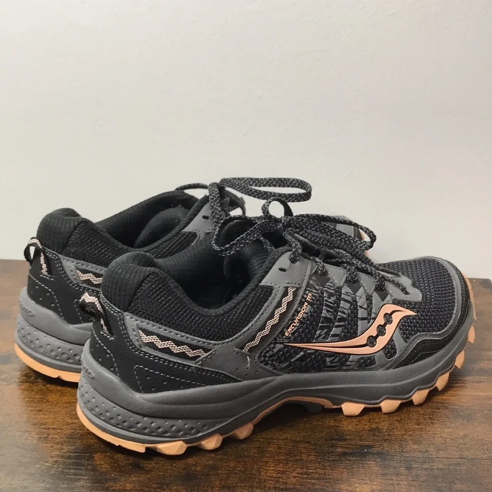 Saucony Excursion Trail 12 Womens Ourdoor Running Sneakers Size 9 - Picture 7 of 13